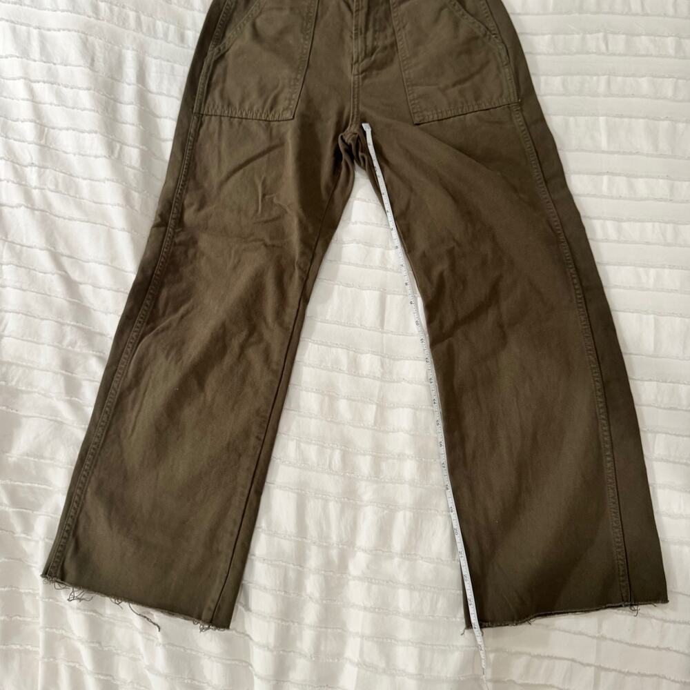 Joe’s Jeans Blake High Rise Crop Pants Olive Green Women’s 25 Utility Gorpcore - Picture 6 of 16